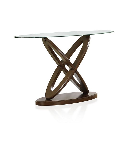 Furniture Of America Darbunic Glass Top Sofa Table Reviews