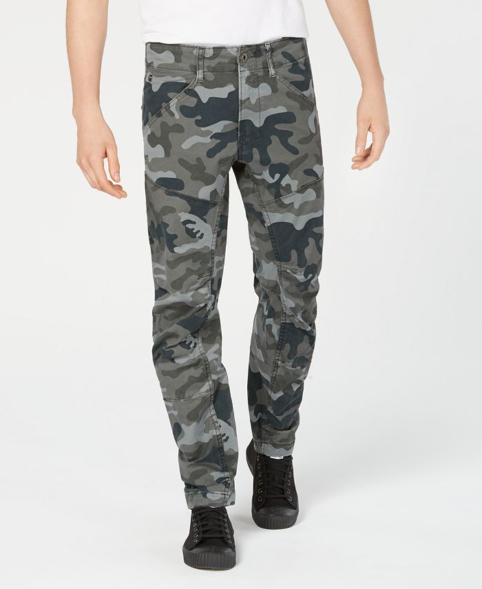 G-Star Raw Men's Tapered Camo Pants, Created for Macy's - Macy's