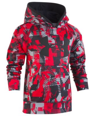 under armour hoodie kids red