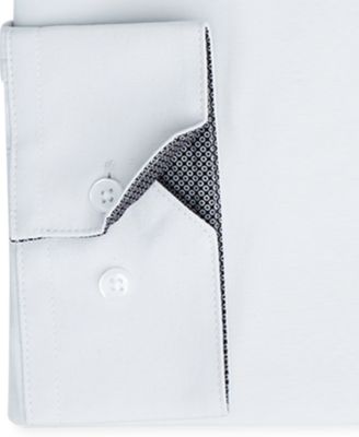 Men's Slim-Fit Non-Iron Performance Solid Dress Shirt