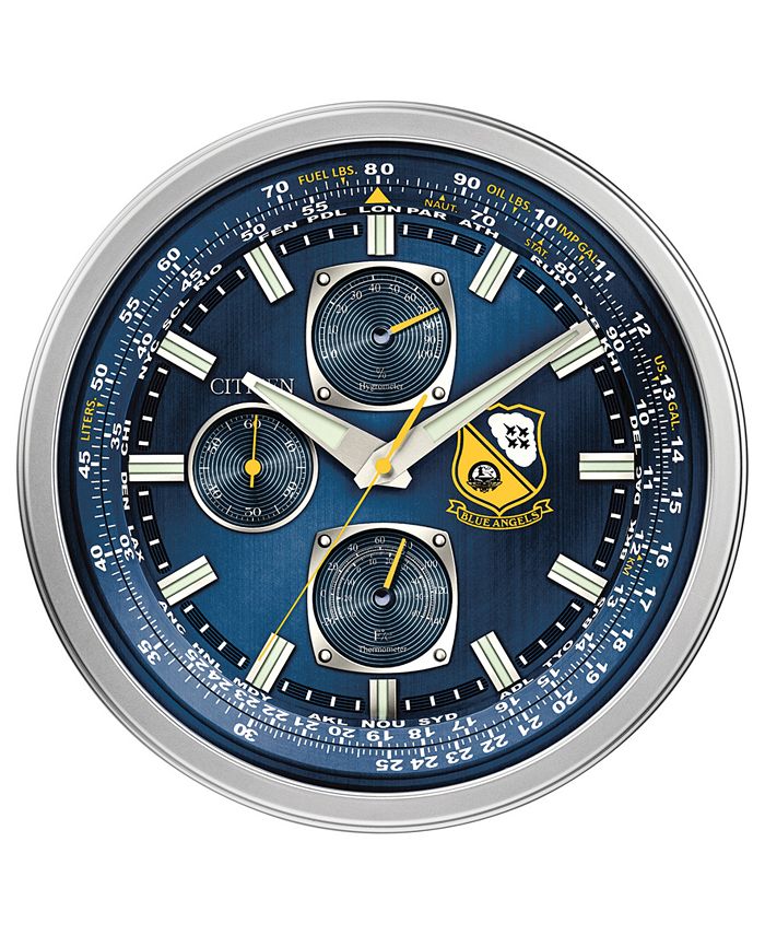 Citizen Gallery Indoor/Outdoor Blue Angels SilverTone and Blue Wall