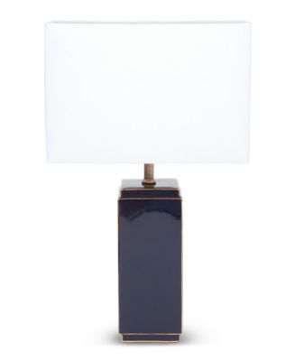 Navy Square Desk Lamp - Macy's