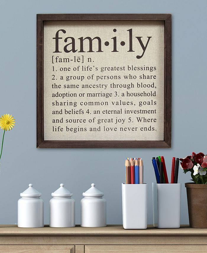 Stratton Home Décor Stratton Home Decor Definition of Family Wall Decor