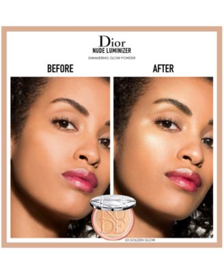 DIOR Diorskin Nude Luminizer Shimmering Glow Powder - Macy's