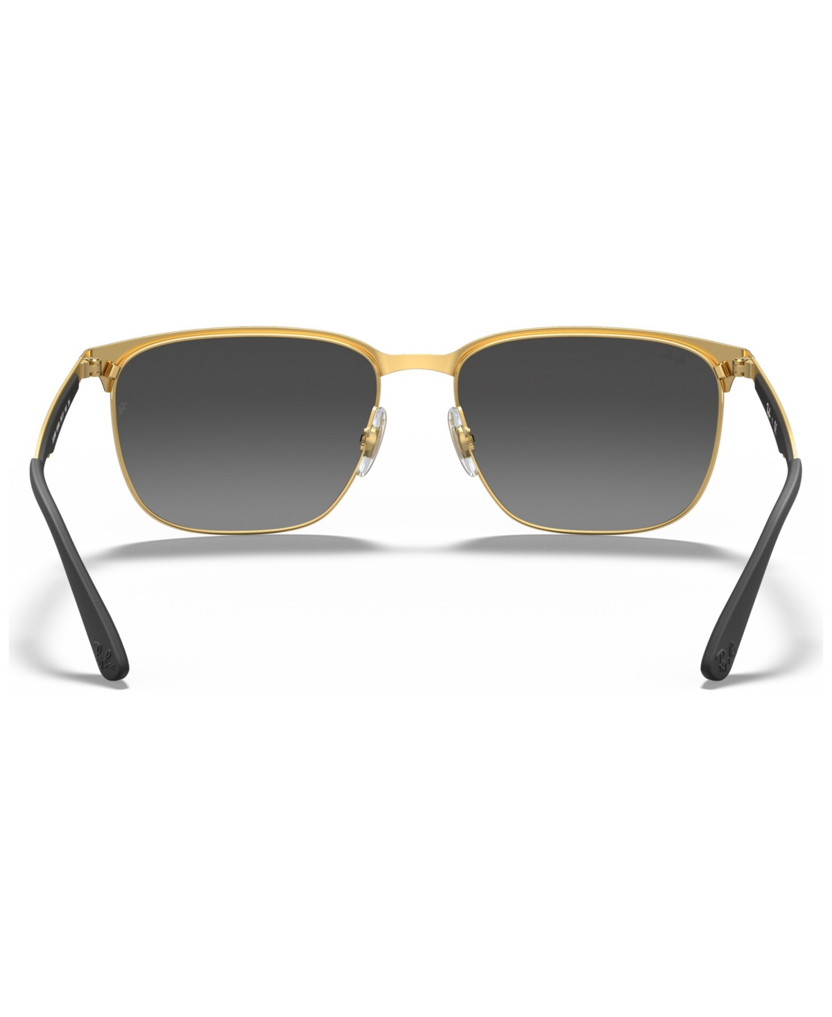 Ray Ban Ray-ban Sunglasses, Rb3569 In Gold Top Black,grey Mirror Silver Grad