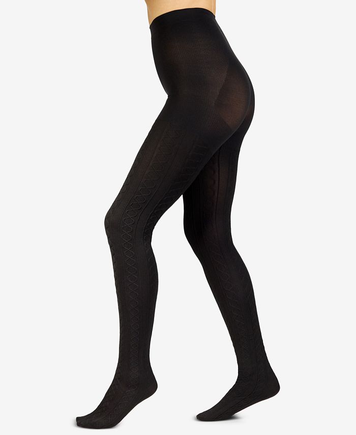 Berkshire Plus Size The Easy On! Cable-Knit Tights - Macy's