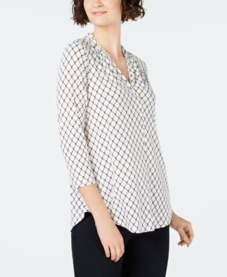 dressy white blouses at macy's