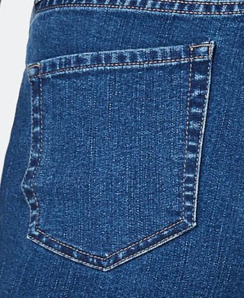 Charter Club Women's Lexington Straight Leg Jeans Blue Size 10