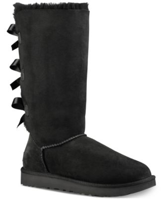 black uggs with bows womens