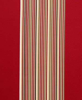 Lush Décor - Julia Stripe 52"x84" Room Darkening Window Curtain Set