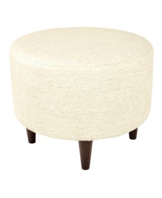 MJL Furniture Designs - Sophia Belfast Round Upholstered Ottoman
