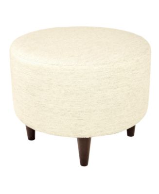 MJL Furniture Designs Sophia Upholstered Round Ottoman - Macy's