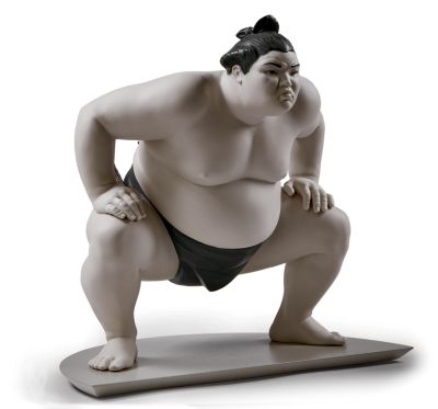 Lladró Sumo Fighter Figurine