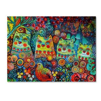 Oxana Ziaka 'Happy Cats' Canvas Art - 32