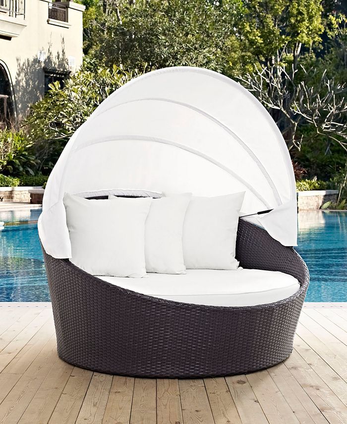 Modway Overmax- Convene Canopy Outdoor Patio Daybed - Macy's