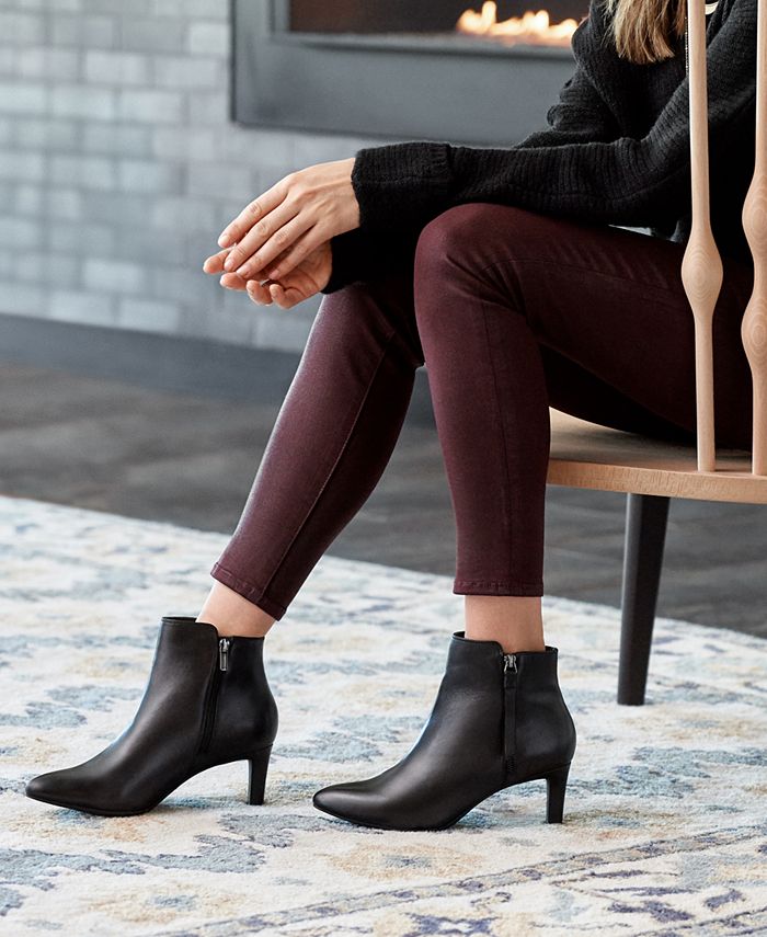 macys clarks booties