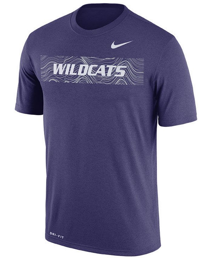 Nike Men's Kansas State Wildcats Legend Staff Sideline T-Shirt - Macy's