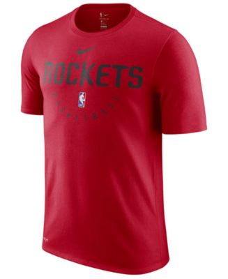 Nike Men's Houston Rockets Practice Essential T-Shirt - Macy's