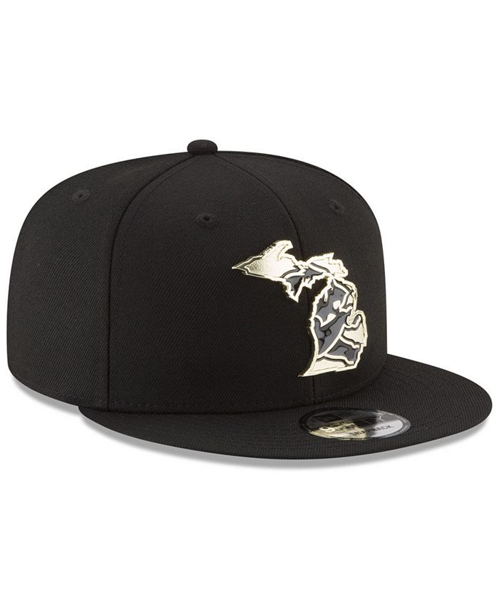 New Era Detroit Lions Gold Stated 9FIFTY Snapback Cap - Macy's