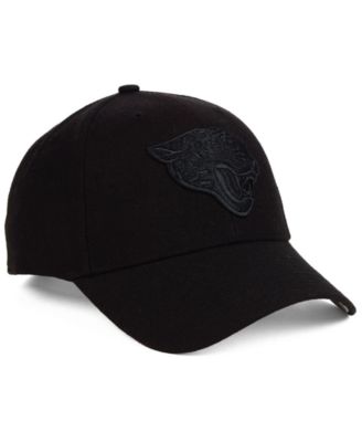 Jacksonville Jaguars Black & Black MVP Strapback Cap