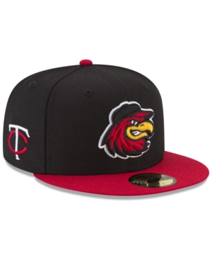 New Era Rochester Red Wings Call Up 2.0 59fifty-fitted Cap In Black/red