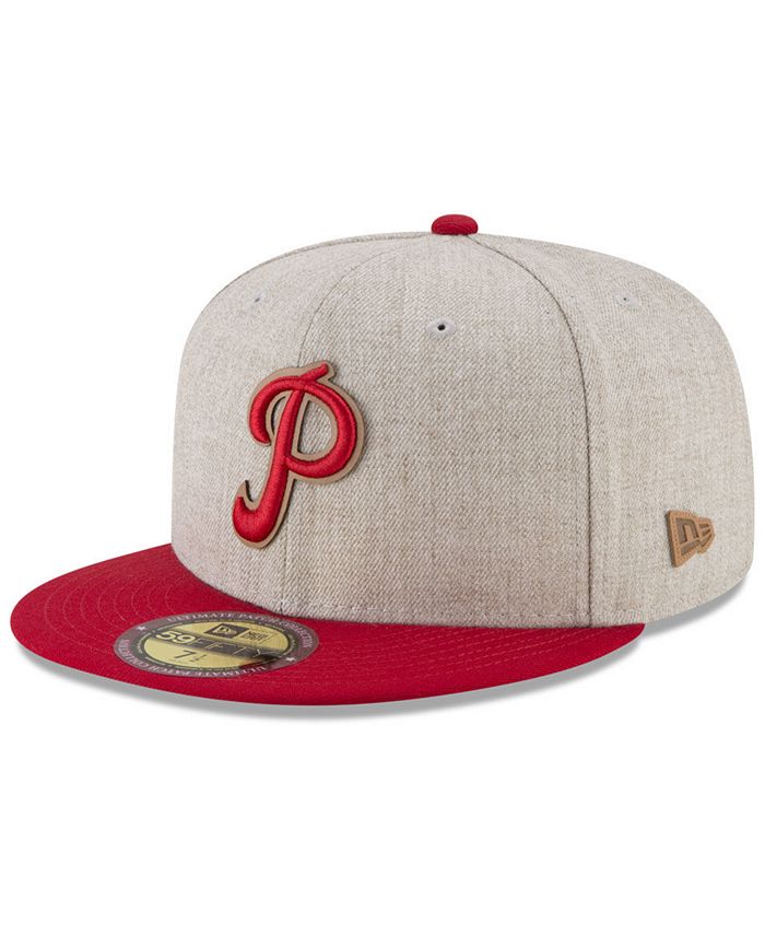 New Era Philadelphia Phillies Leather Ultimate Patch Collection 59FIFTY ...