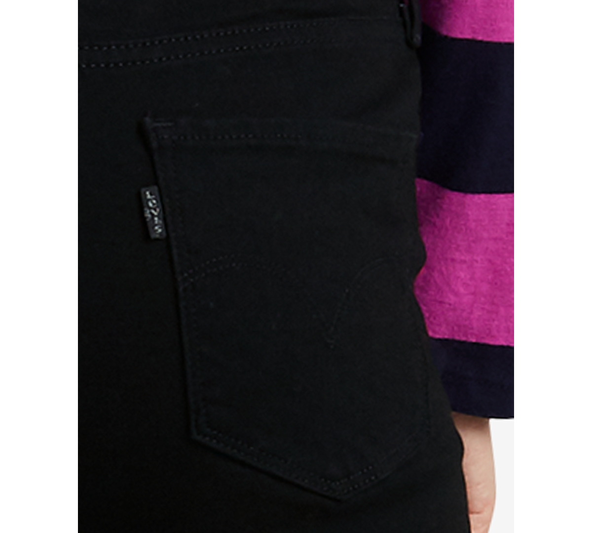 Levi's Women's 720 High-Rise Super-Skinny Jeans in Long Length