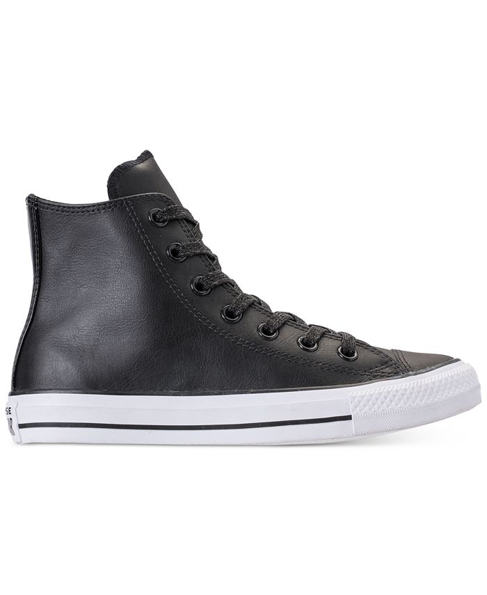 Converse Women's Chuck Taylor All Star Leather High Top Casual Sneakers ...