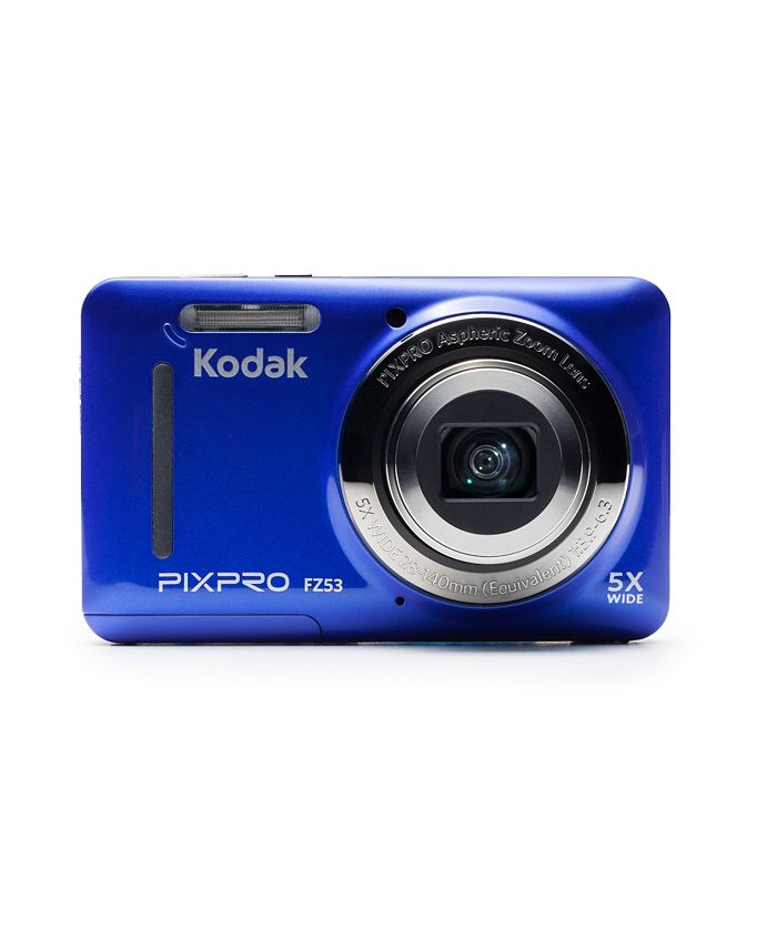 Kodak Pixpro Fz53 Friendly Zoom Blue Compact Digital Camera Macy's