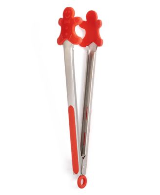Art & Cook - Gingerbread Man Silicone-Tipped Tongs
