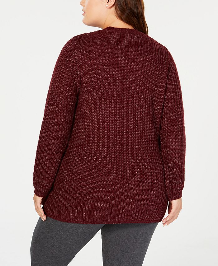 Belldini Belle by Plus Size Open-Front Cardigan - Macy's