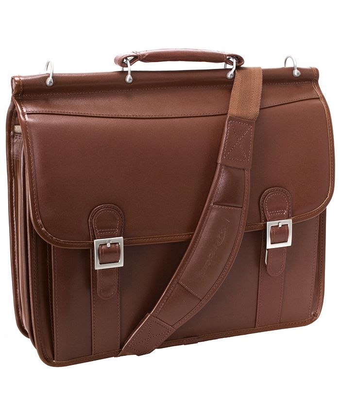 McKlein - Halsted Flap-over Double Compartment Laptop Case