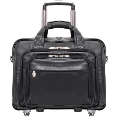 Gold Coast, 17" Patented Detachable -Wheeled Laptop Briefcase