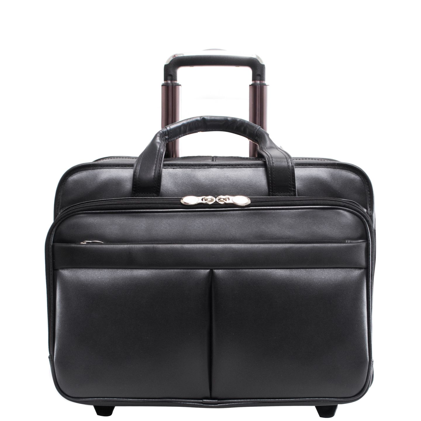 Сумка McKlein Bowery 15" Wheeled Laptop Briefcase, цвет: Чёрный — фото 9
