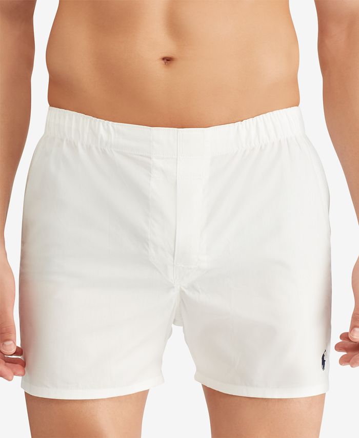 Polo Ralph Lauren Men's 3-Pk. Cotton Boxers & Reviews - Underwear ...