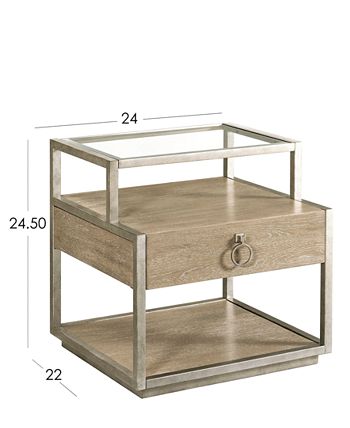 Furniture - Esme Rectangular End Table