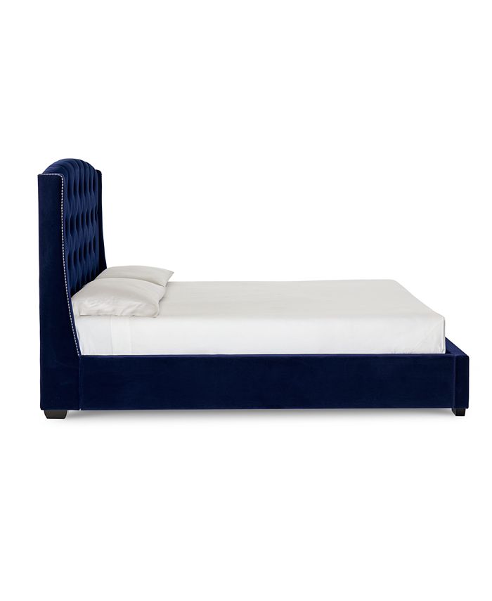 Furniture Closeout! Zoe Upholstered Queen Bed, Created for Macy's Macy's