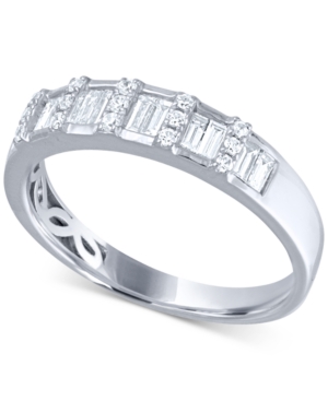 image of Diamond Baguette Wedding Band (3/8 ct. t.w.) in 14k White Gold