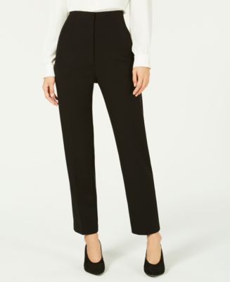 Bar III Women's Houndstooth High-Rise Straight-Leg Ankle Pants, Created for  Macy's - Macy's