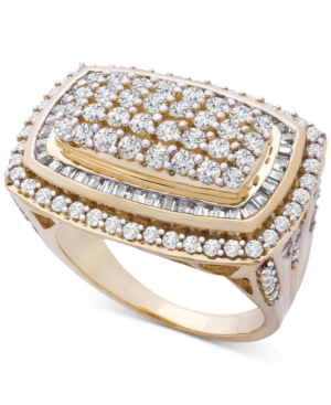 image of Wrapped in Love Diamond Cluster Statement Ring (2 ct. t.w.) in 14k Gold, Created for Macy-s