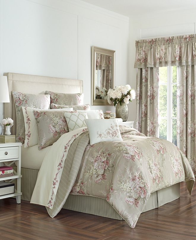 Royal Court Sloane Blush King Comforter Set & Reviews Comforters