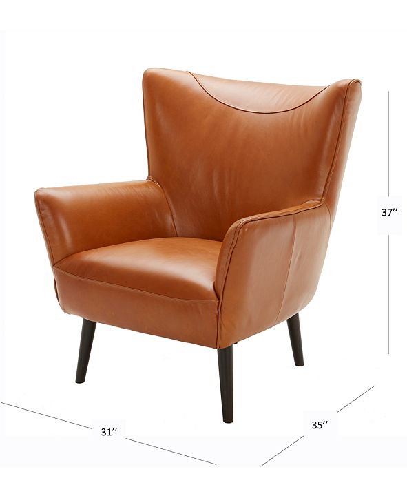 Furniture Penryn 31" Leather Accent Chair & Reviews Chairs