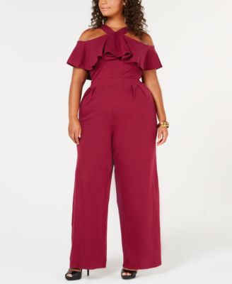 macy's red jumpsuits