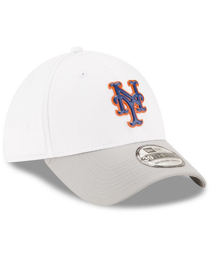 New Era New York Mets White Batting Practice 39THIRTY Cap - Macy's