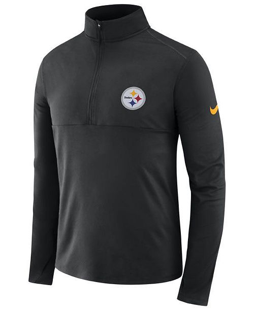 Nike Men's Pittsburgh Steelers Core Modern Quarter-Zip Pullover ...