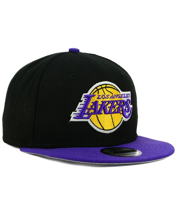 New Era Los Angeles Lakers Basic 2 Tone 9FIFTY Snapback Cap - Macy's