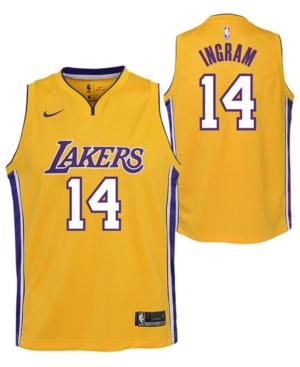Nike Kids' Brandon Ingram Los Angeles Lakers Icon Swingman Jersey ...
