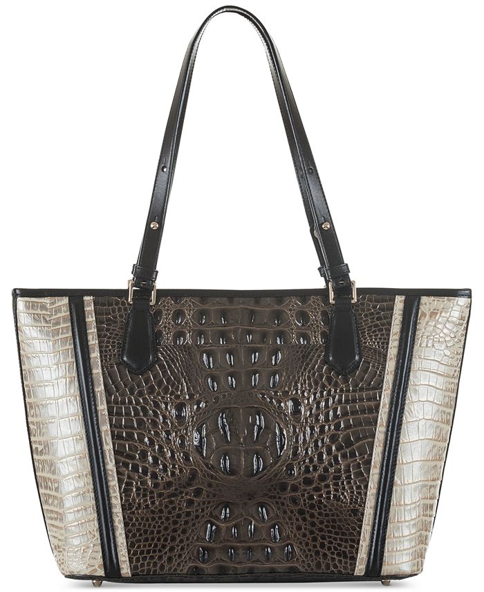 Brahmin Asher Crestview Embossed Leather Tote - Macy's