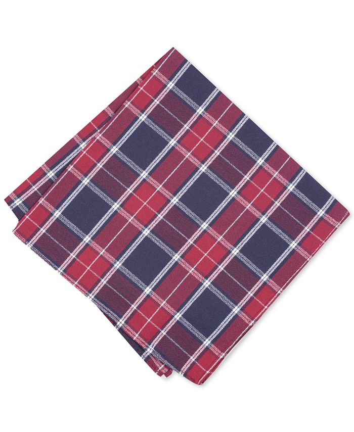 Bar III Men's Hemlock Plaid Pocket Square, Created for Macy's Macy's