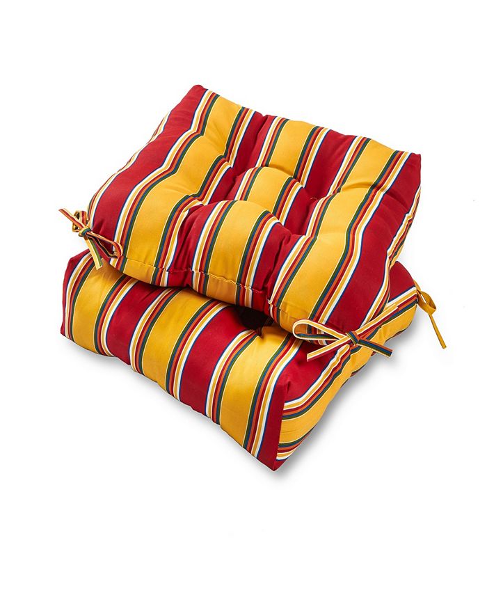 Greendale Home Fashions Set of 2 Outdoor Chair Cushions Macy's